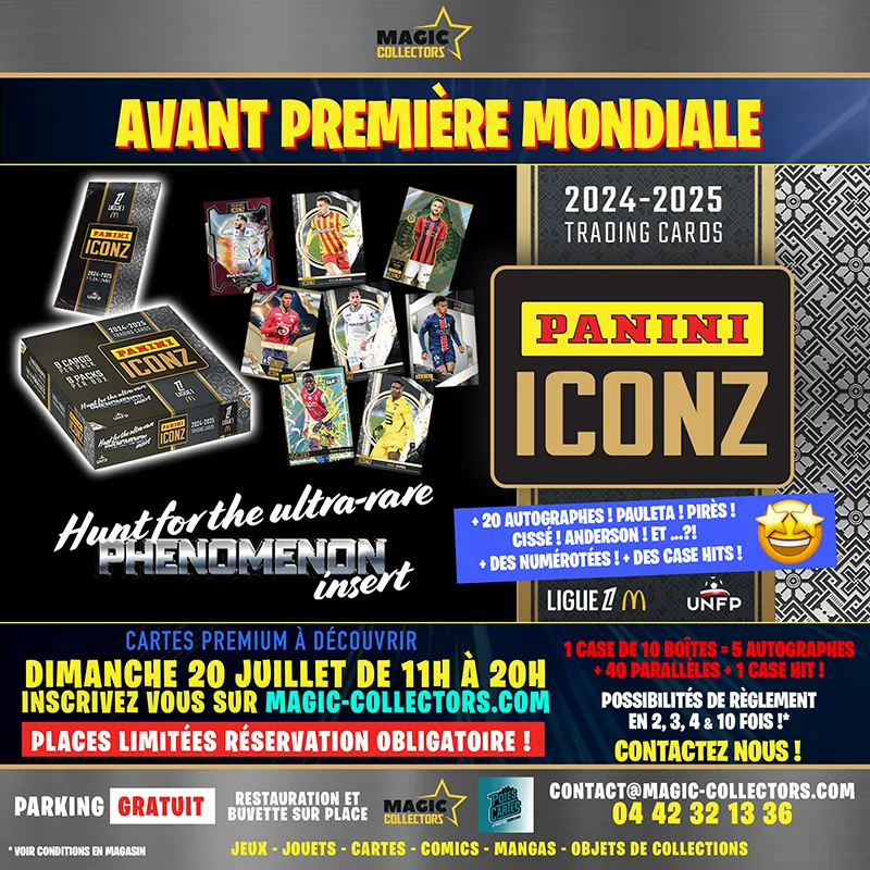 Nouvelle collection Panini ICONZ !