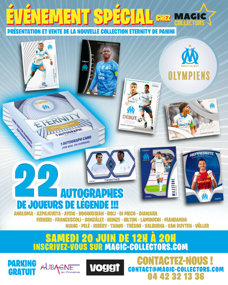 Nouvelle collection Panini OM Eternity !